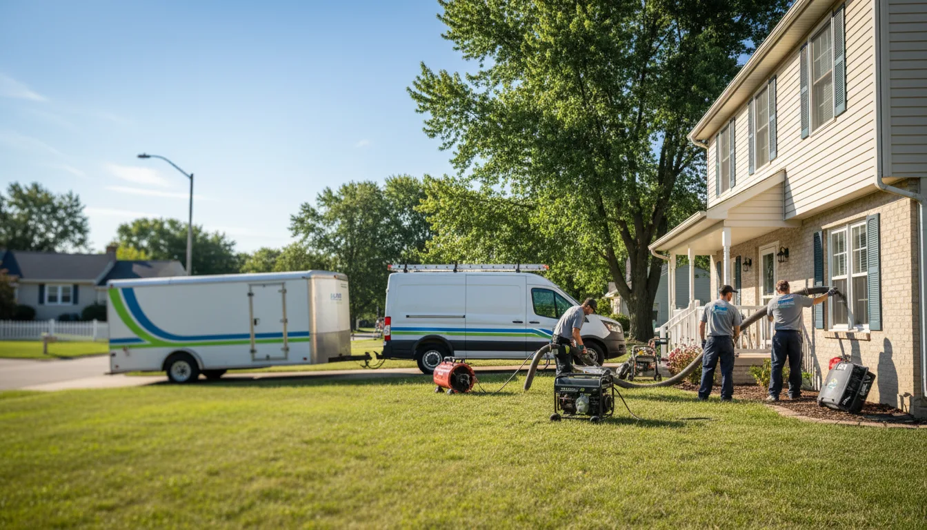 Flooded Basement Restoration And Cleanup With Repair in Hughesville, MD near me